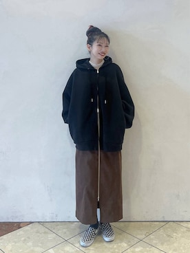 「アイテム（パーカー）」を使った、tagochiさん（レディース・159cm・30代）の秋コーディネート
