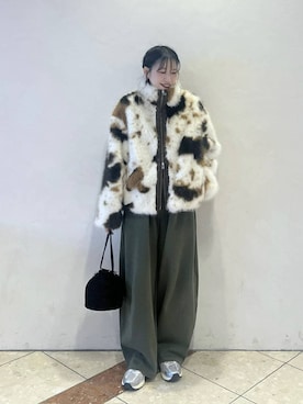 「アイテム（スウェットパンツ）」を使った、tagochiさん（レディース・159cm・30代）の冬コーディネート