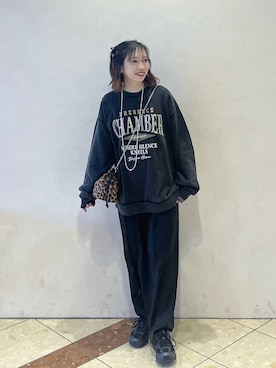 「PAGEBOY（ページボーイ）のサテンナロースカート 【ウエストゴム・ストレスフリー】（スカート）」を使った、tagochiさん（レディース・159cm）の冬コーディネート