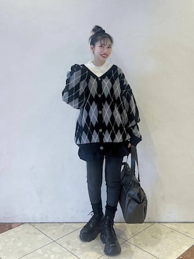 「アイテム（レギンス/スパッツ）」を使った、tagochiさん（レディース・159cm）の秋コーディネート