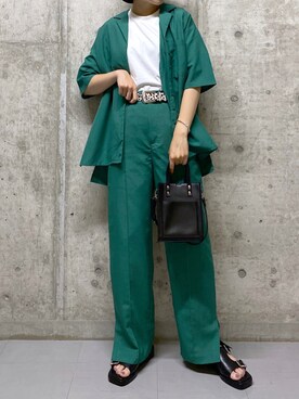 「PAGEBOY（ページボーイ）のアイテム（ブレスレット）」を使った、tagochiさん（レディース・159cm）の夏コーディネート
