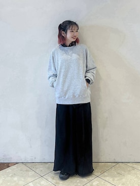 「アイテム（スウェットパンツ）」を使った、tagochiさん（レディース・159cm・30代）の秋コーディネート