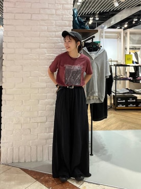 「アイテム（スウェットパンツ）」を使った、tagochiさん（レディース・159cm・30代）の夏コーディネート