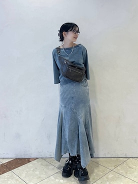 「PAGEBOY（ページボーイ）のアイテム」を使った、tagochiさん（レディース・159cm）の夏コーディネート