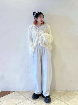 「アイテム（スウェットパンツ）」を使った、tagochiさん（レディース・159cm・30代）の秋コーディネート