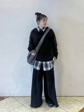 「アイテム（シャツ/ブラウス）」を使った、tagochiさん（レディース・159cm・30代）の秋コーディネート