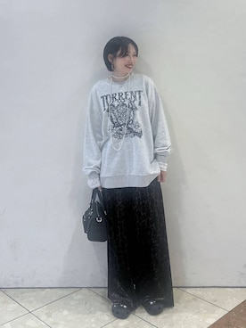 「PAGEBOY（ページボーイ）のアイテム（その他パンツ）」を使った、tagochiさん（レディース・159cm）の秋コーディネート