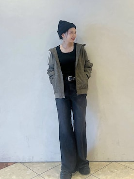 「アイテム（ブルゾン）」を使った、tagochiさん（レディース・159cm・30代）の夏コーディネート