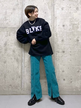 「PBLIM（ページボーイリム）のアイテム（アクセサリー）」を使った、tagochiさん（レディース・159cm）の秋コーディネート