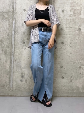 「PAGEBOY（ページボーイ）のアイテム（ブレスレット）」を使った、tagochiさん（レディース・159cm）の夏コーディネート