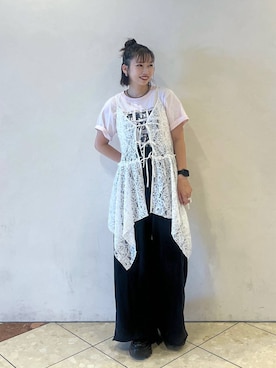 「アイテム（ワンピース）」を使った、tagochiさん（レディース・159cm・30代）の夏コーディネート