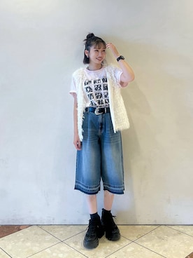 「アイテム（ファッション雑貨）」を使った、tagochiさん（レディース・159cm・30代）の夏コーディネート