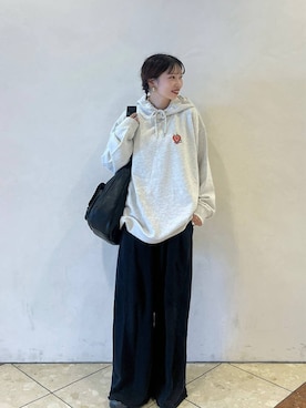 「アイテム（スウェットパンツ）」を使った、tagochiさん（レディース・159cm・30代）の夏コーディネート
