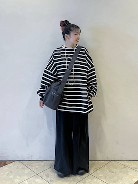 「アイテム（スウェットパンツ）」を使った、tagochiさん（レディース・159cm・30代）の秋コーディネート