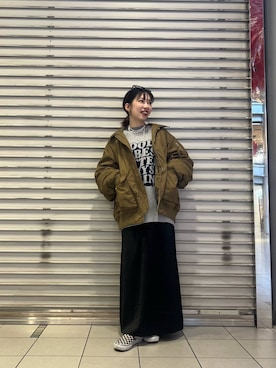 「PBLIM（ページボーイリム）のアイテム」を使った、tagochiさん（レディース・159cm）の冬コーディネート