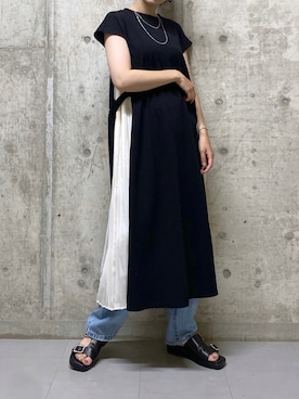 「PAGEBOY（ページボーイ）のアイテム（ブレスレット）」を使った、tagochiさん（レディース・159cm）の夏コーディネート