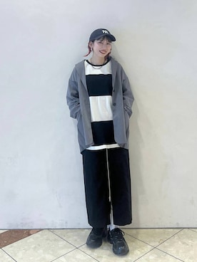 「アイテム（テーラードジャケット）」を使った、tagochiさん（レディース・159cm・30代）の秋コーディネート