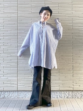 「アイテム（キャスケット）」を使った、tagochiさん（レディース・159cm・30代）の春コーディネート