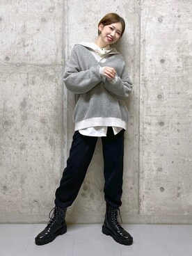 「も」｜tagochiさん（レディース・159cm）の冬コーディネート