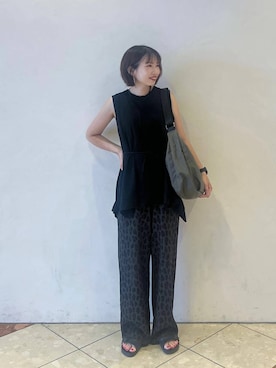 「JEANASIS（ジーナシス）のアイテム」を使った、tagochiさん（レディース・159cm）の夏コーディネート