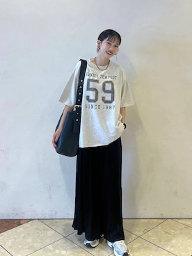 「アイテム（スカート）」を使った、tagochiさん（レディース・159cm・30代）の夏コーディネート