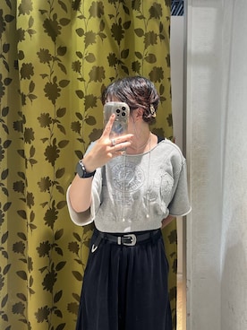 「アイテム（スウェットパンツ）」を使った、tagochiさん（レディース・159cm・30代）の夏コーディネート