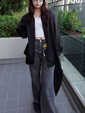 「アイテム（シャツ/ブラウス）」を使った、ysさん（レディース・148cm）の夏コーディネート