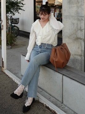 「AmiAmi（アミアミ）のアイテム」を使った、tomokaさん（レディース・158cm）の冬コーディネート