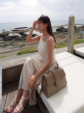 「キレイめコーデ」｜「アイテム（サンダル）」を使った、tomokaさん（レディース・158cm）の秋コーディネート