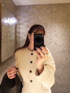 「アイテム（つなぎ/オールインワン）」を使った、tomokaさん（レディース・158cm）の秋コーディネート