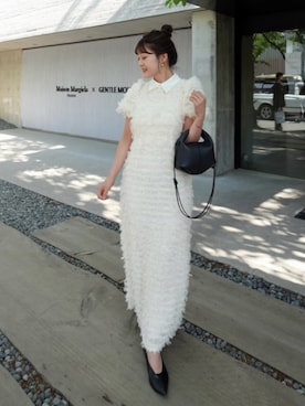 「アイテム（パンプス）」を使った、tomokaさん（レディース・158cm）の夏コーディネート