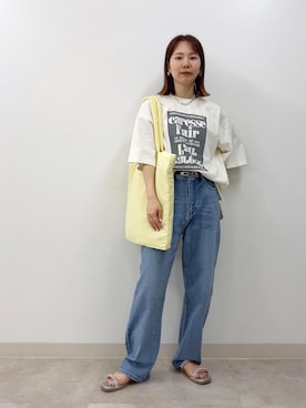 「GDS14230」｜hinaさん（レディース・155cm）の夏コーディネート