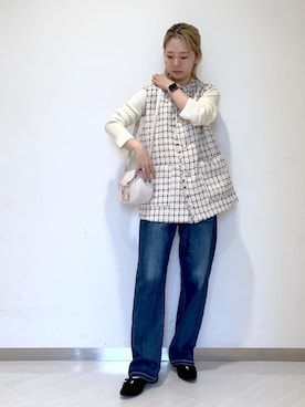 hinaさん（レディース・155cm）の冬コーディネート