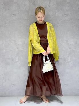 「アイテム（ハンドバッグ）」を使った、hinaさん（レディース・155cm・20代）の夏コーディネート