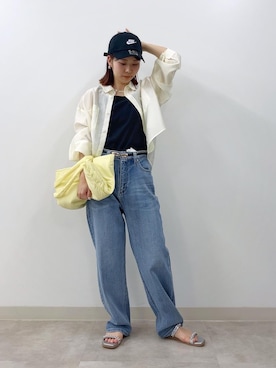 「アイテム（キャップ）」を使った、hinaさん（レディース・155cm・20代）の夏コーディネート