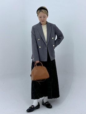 「ROPE' PICNIC（ロペピクニック）のアイテム」を使った、hinaさん（レディース・155cm）の秋コーディネート