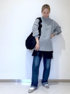 「GDS14230」｜hinaさん（レディース・155cm）の秋コーディネート