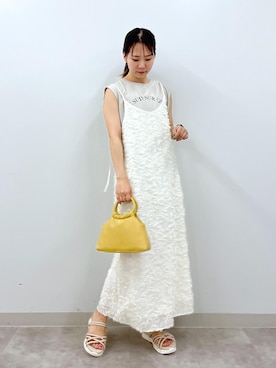 「ウェッジソール」｜hinaさん（レディース・155cm）の夏コーディネート