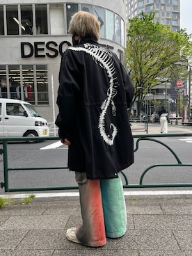 「SURGERY（サージェリー）のアイテム（ジャケット/アウター）」を使った、O.Hirotoさん（メンズ・175cm）の春コーディネート