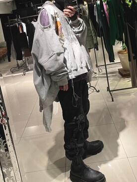 「Requel（リコール）のアイテム」を使った、O.Hirotoさん（メンズ・175cm）の春コーディネート