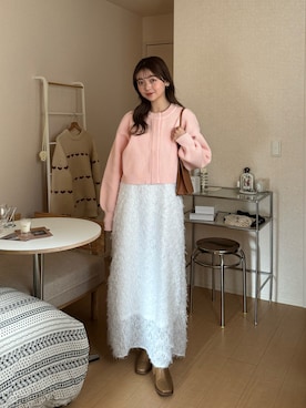 ゆづきさん（レディース・160cm）の冬コーディネート