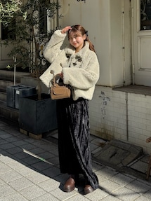 インターファクトリー ゆづき/ラメボアスタンドジャケット INTER FACTORY（インターファクトリー）の「ゆづき/ラメボアスタンド