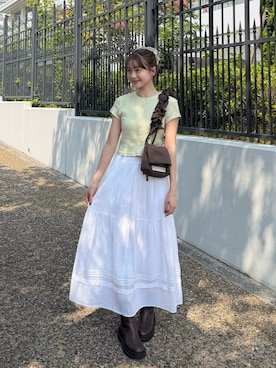 ゆづきさん（レディース・160cm）の夏コーディネート