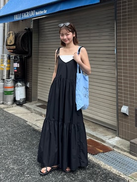 「アイテム（ブーツ）」を使った、ゆづきさん（レディース・160cm）の夏コーディネート