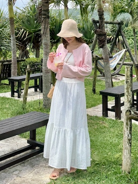 「A.P.C.（アーペーセー）のアイテム」を使った、ゆづきさん（レディース・160cm）の春コーディネート