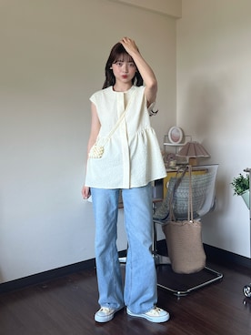 ゆづきさん（レディース・160cm）の夏コーディネート