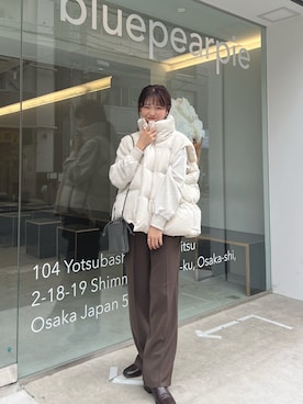 「DHOLIC（ディーホリック）のアイテム（スウェット）」を使った、ゆづきさん（レディース・160cm）の秋コーディネート