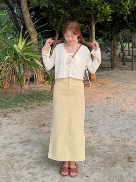 「ZARA（ザラ）のアイテム（バッグ）」を使った、ゆづきさん（レディース・160cm）の春コーディネート