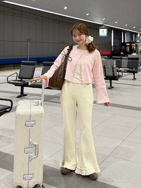 「REMOON（リムーン）のアイテム」を使った、ゆづきさん（レディース・160cm）の春コーディネート