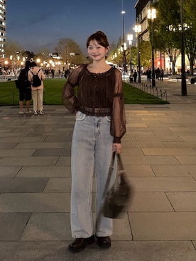 ゆづきさん(レディース・160cm)の春コーディネート